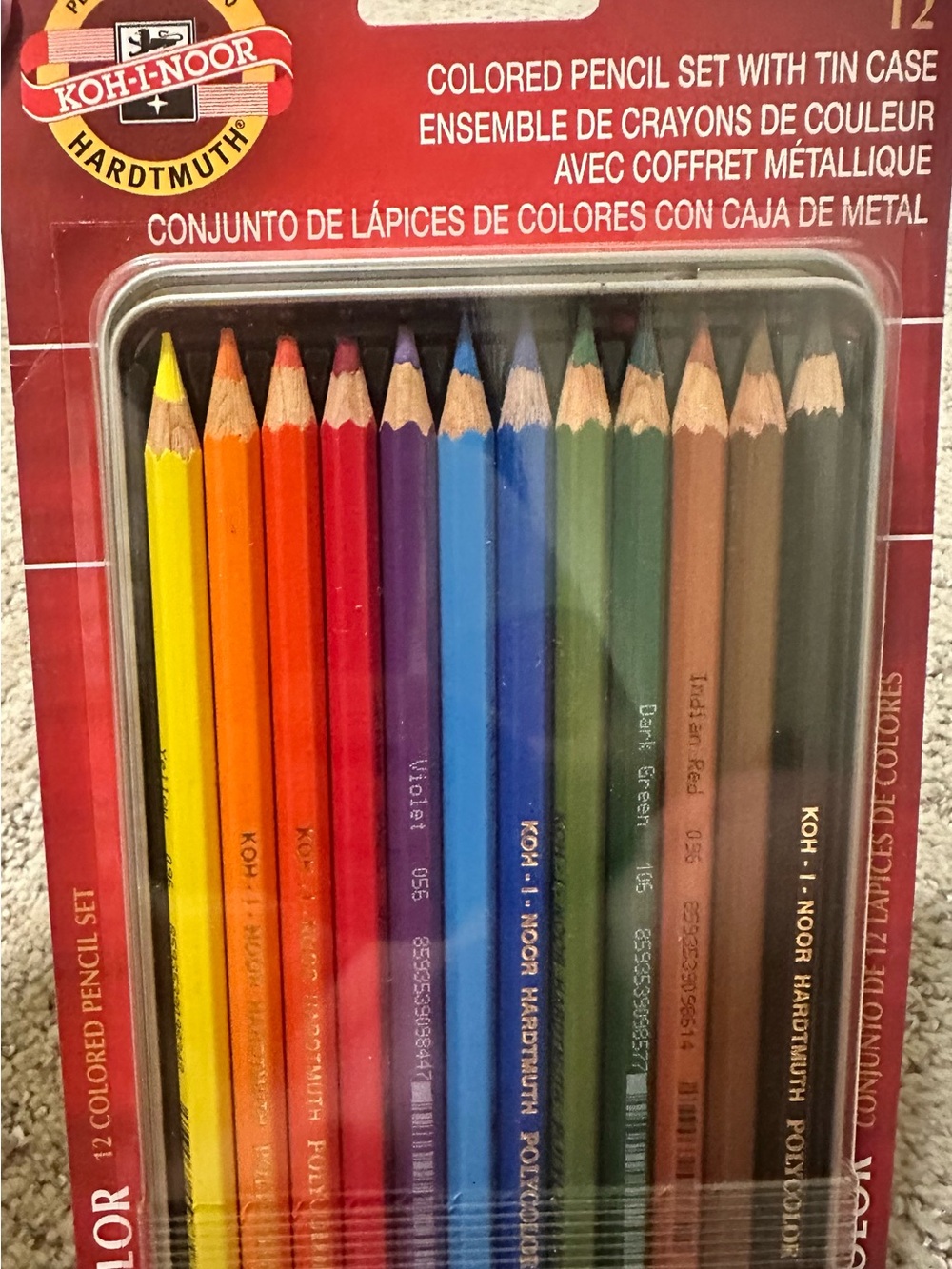 Koh-I-Noor Colored Pencil Set (12 Colors) - Assorted